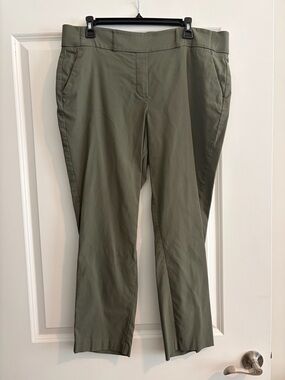 Women’s Simply Vera Vera Wang Modern Fit Polished Twill Ankle Pants